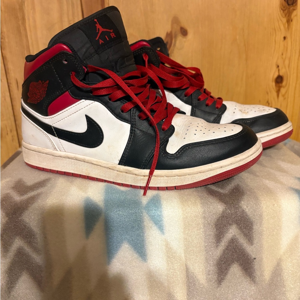 Jordan Sneakers with Black and White Label